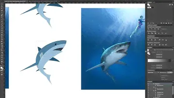 Как рисовать Логотип Акулы в Иллюстраторе / How to Draw Sharks logo in Illustrator