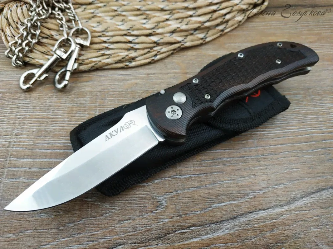 Нож Pirat Акула сталь 65х13 SA503-3